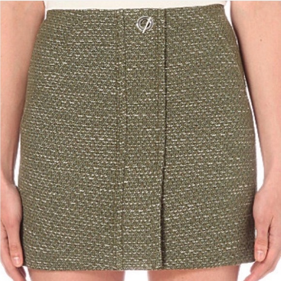 Sandro skirt. Size 1 (0 in US sizing). Beautiful green color! - Picture 3 of 6